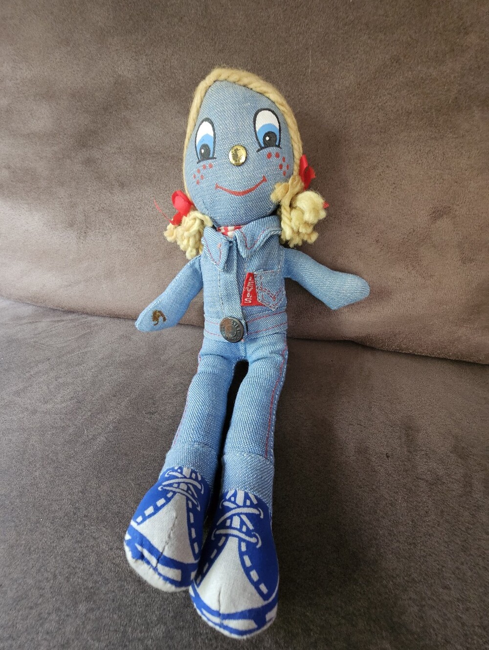 Vintage Levi's Denim Doll